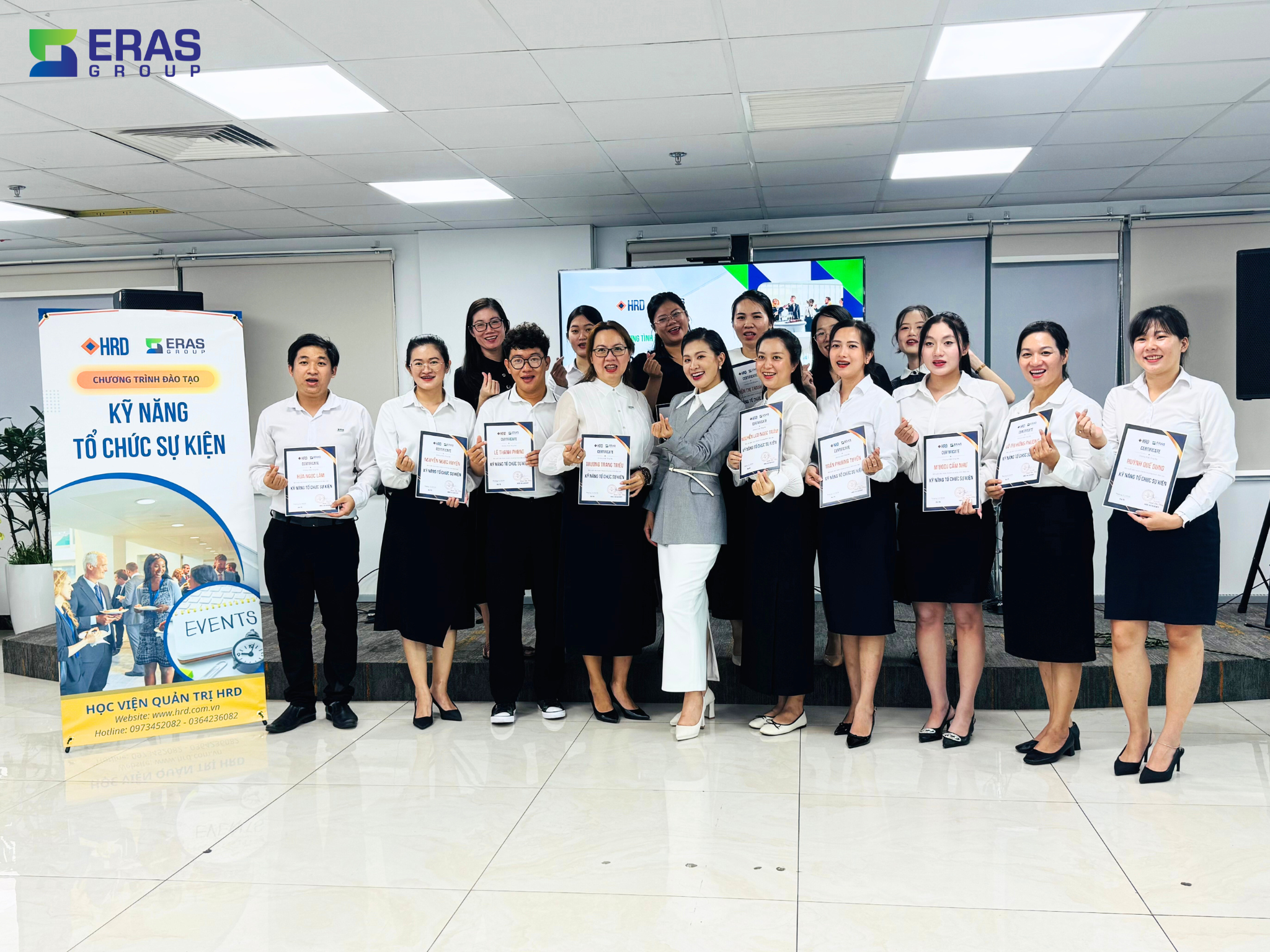 ERAS GROUP TỔ CHỨC KHÓA ĐÀO TẠO NỘI BỘ KỸ NĂNG TỔ CHỨC SỰ KIỆN